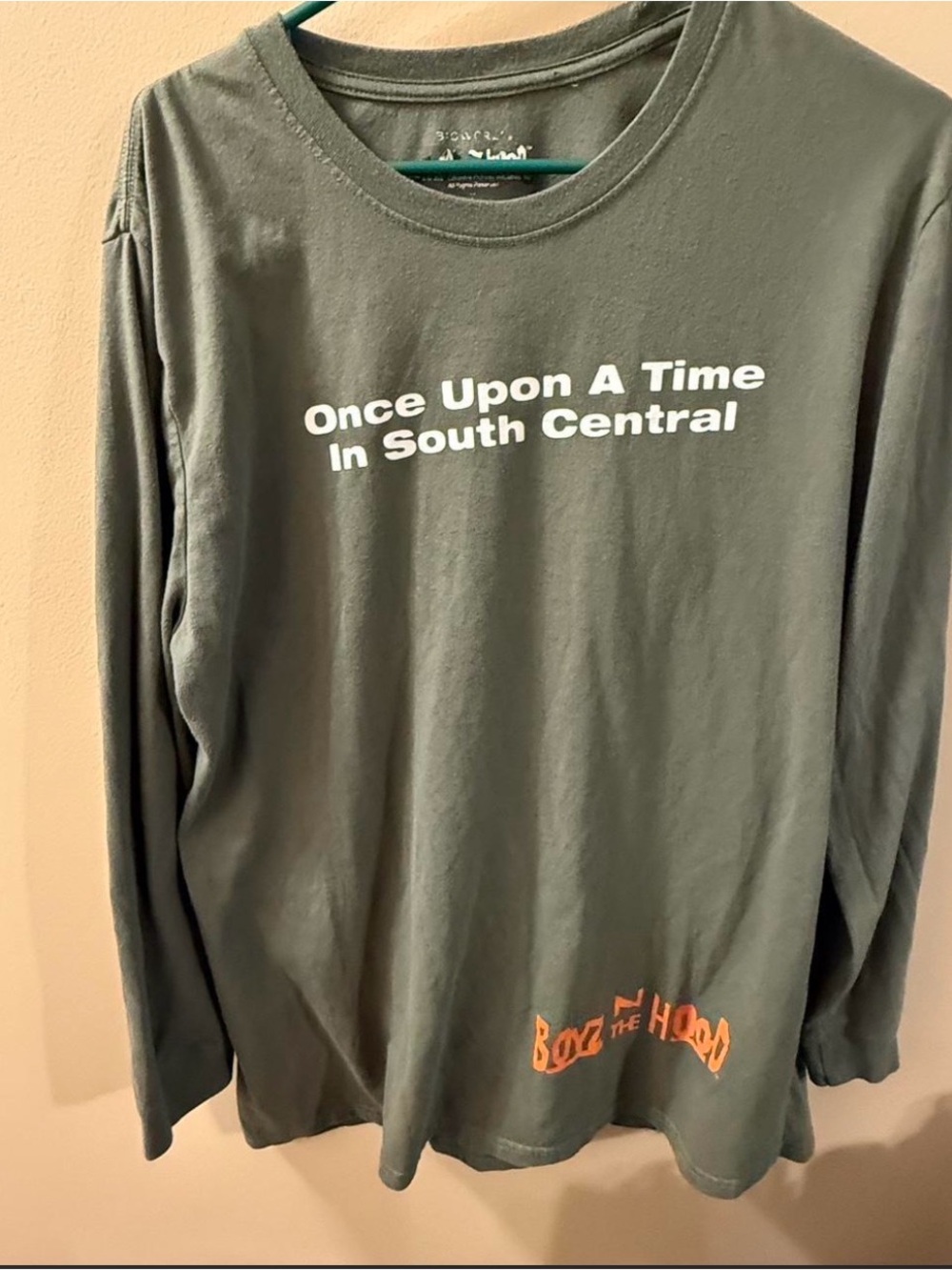 Boyz N The Hope Once Upon A Time In South Central Olive Green T-shirt size L